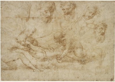 Studi per una deposizione, WA1846.172 da Raffaello Sanzio Raphael